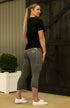 BARE Performance Riding Tights - Grey Lilac Rose Gold